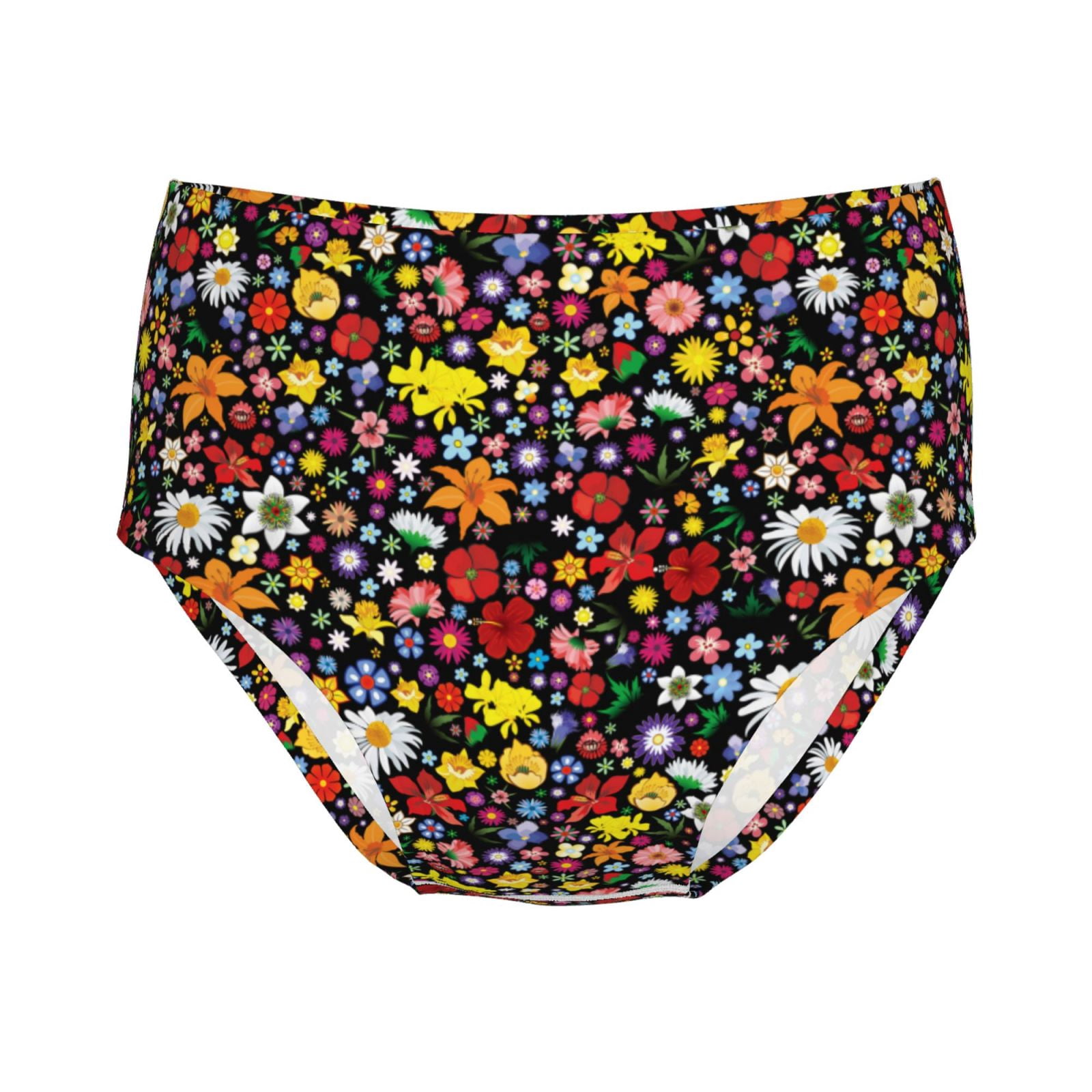 100 Cotton Girls Underwear, Spring And Summer Flowers Soft Toddler