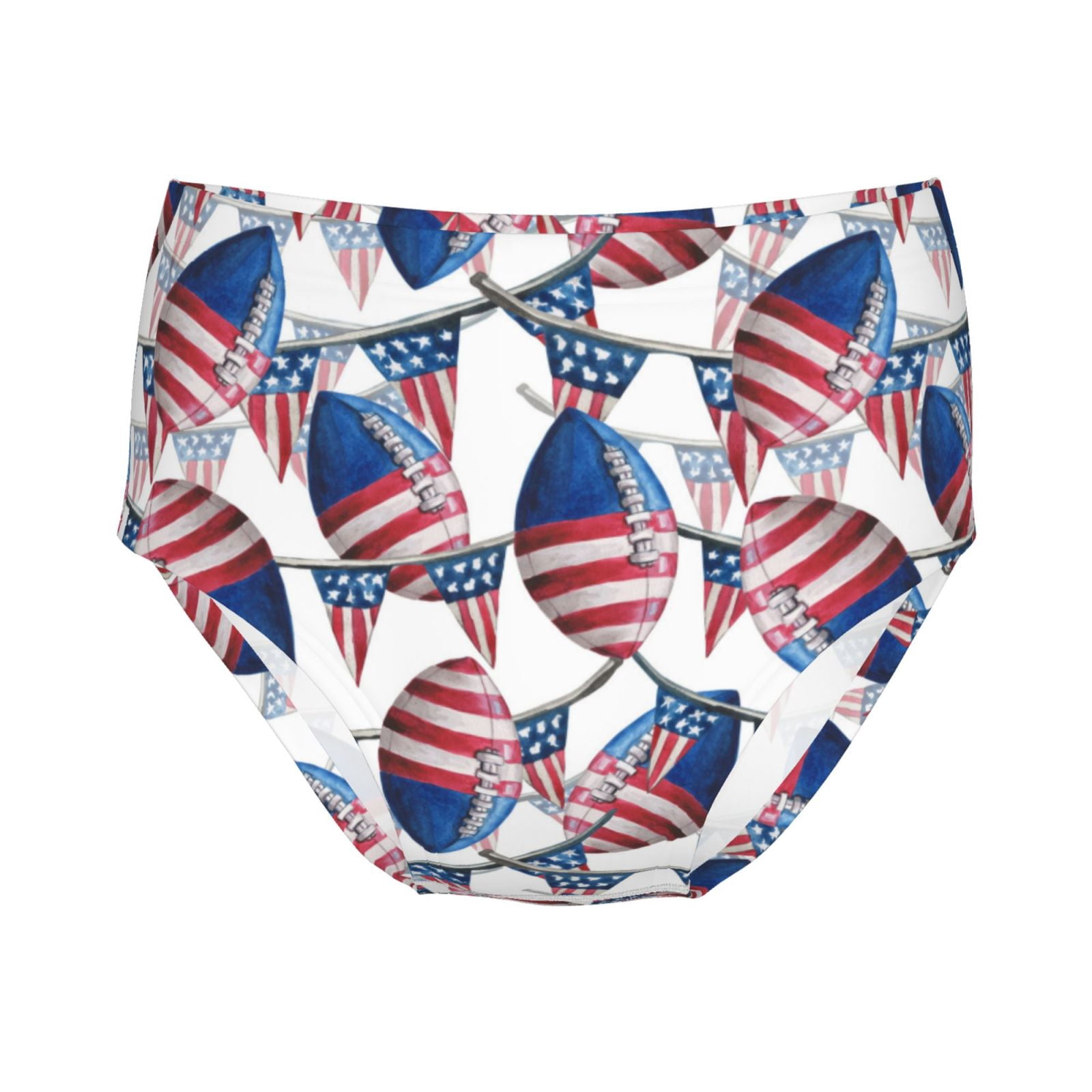 SUABO Men's Boxer Briefs - American Flag Grunge Print, Soft Breathable Polyester, Space Capsule Design - View #3