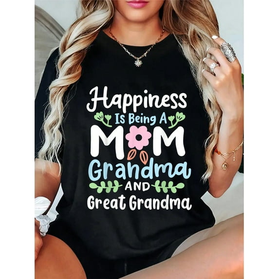 100% Cotton Great Grandma Great Grandmother T-Shirt
