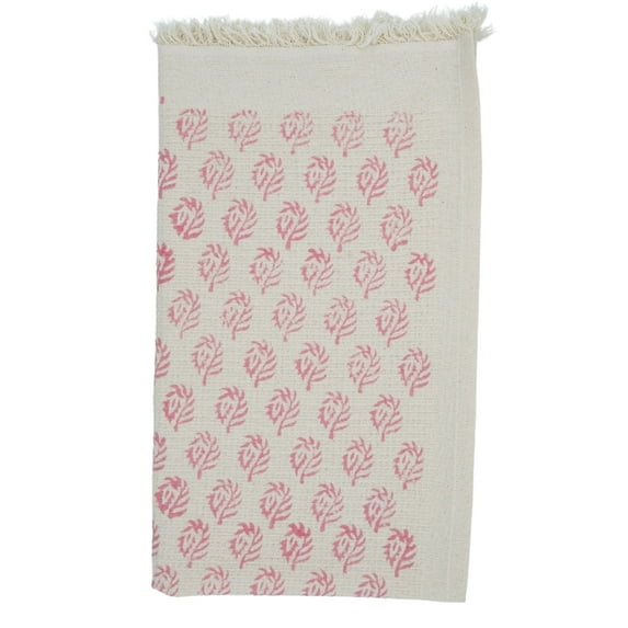 100% Cotton Hand Block Print Waffle Towel by Fabdivine – Soft, Durable, 17" x 32", Set of 20, Murli