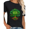 thumbnail image 1 of 100% Cotton Heart Tree Motivation Mental Health Awareness Men Women T-Shirt, 1 of 4