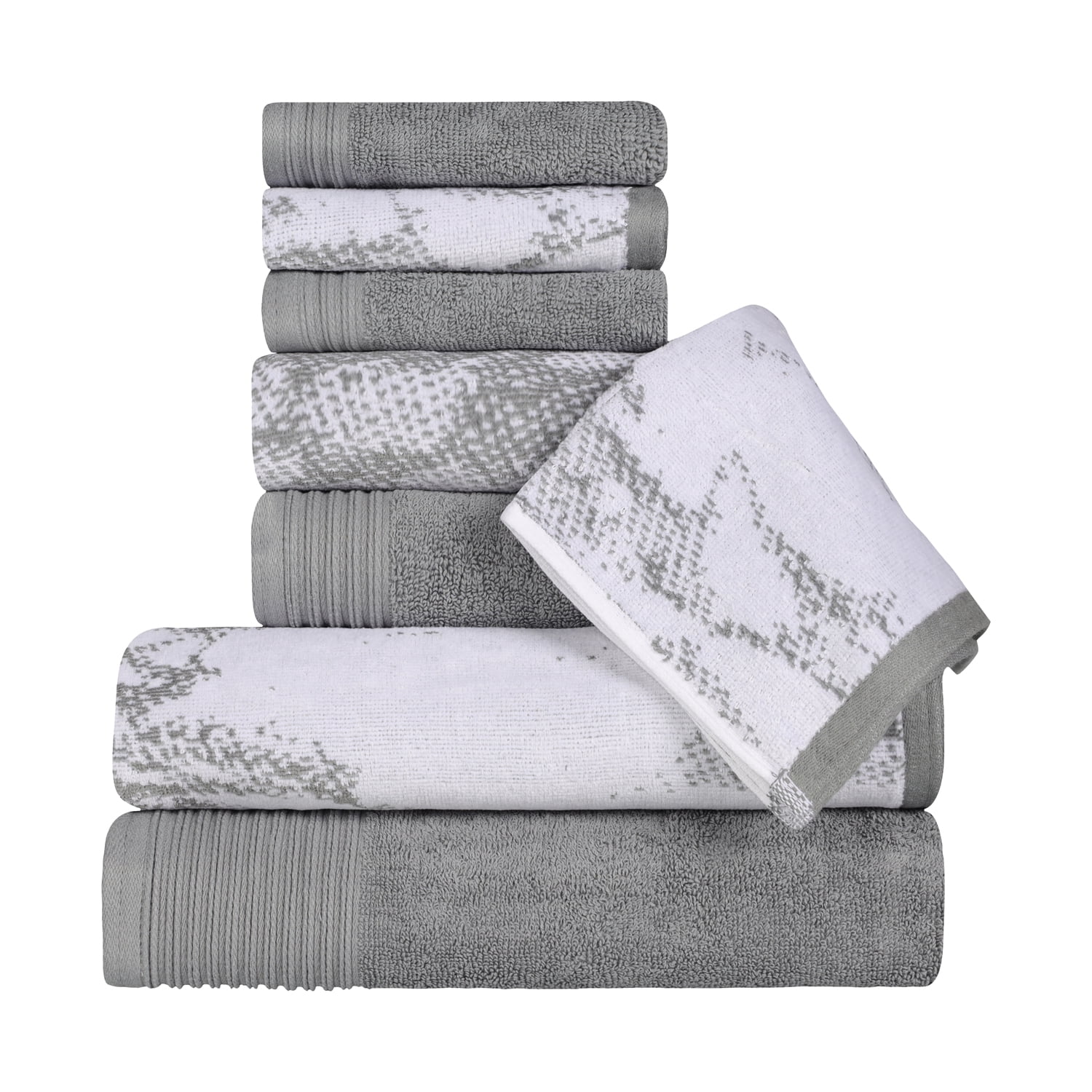 The Citizenry Aegean Cotton Face Towel Light Grey, 12 x 12 x 1/8 H | The Container Store