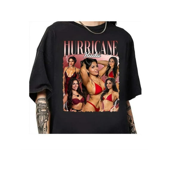 100% Cotton "Huda Love Island USA 2025" Bootleg Graphic T-Shirt – Trendy Fan Merch – Oversized Gym Shirt for Men & Women