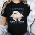 thumbnail image 1 of 100% Cotton I Am Pibble Wash My Belly T-Shirt, 1 of 5