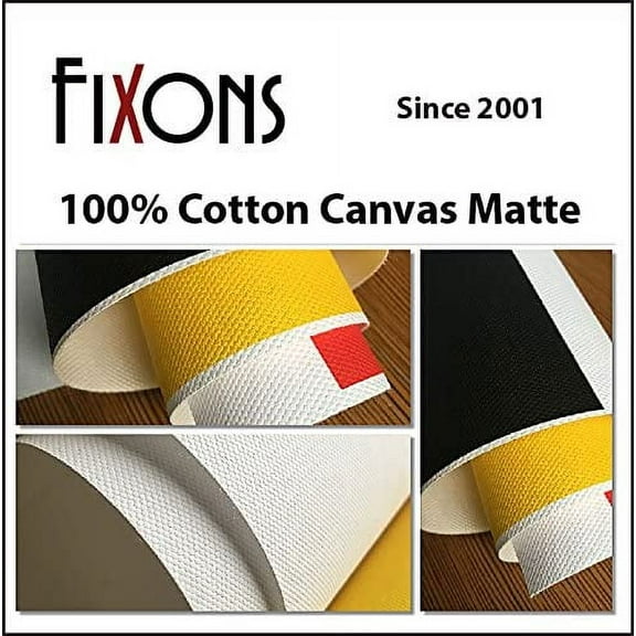 100% Cotton Inkjet Canvas for Canon - Matte Finish 24" x 40' - 3 Rolls$$Office