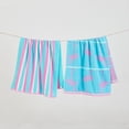 thumbnail image 1 of 100% Cotton Jacquard 2 Pack 30" x 60" Printed Beach & Pool Towels, 1 of 6