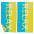thumbnail image 1 of 100% Cotton Jacquard 2 Pack 30" x 60" Printed Beach & Pool Towels, 1 of 9