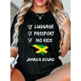 thumbnail image 1 of 100% Cotton Jamaican Travel Clothing For Your Next Vacation To Jamaica T-Shirt, 1 of 4