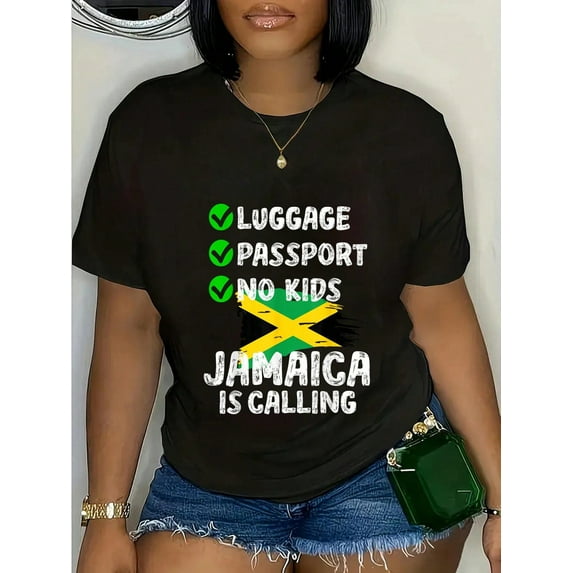 100% Cotton Jamaican Travel Vacation Outfit To Jamaica Men Women Jamaica T-Shirt
