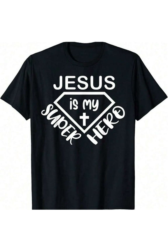 100% Cotton Jesus Is My Super Hero T-Shirt