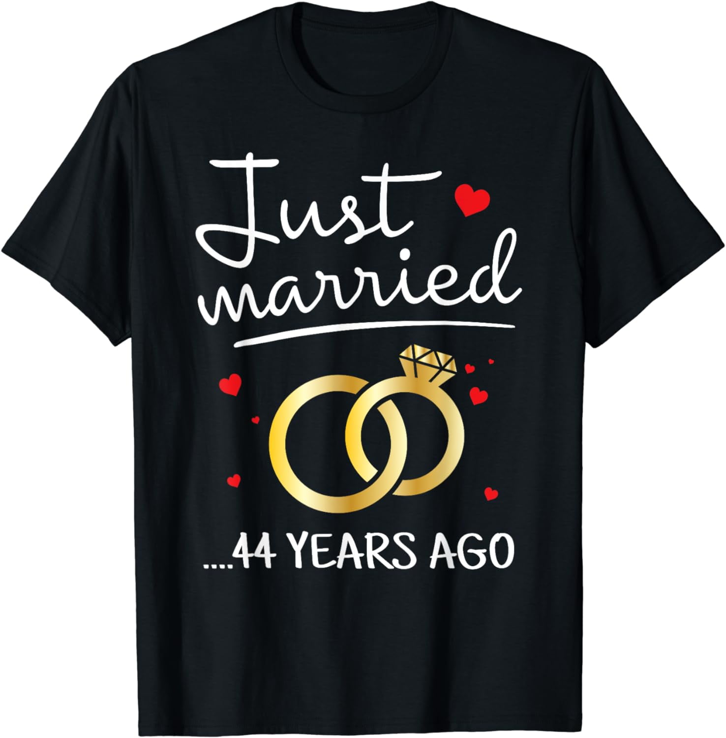 100 Cotton Just Married 44 Years Ago Funny Couple 44th Anniversary