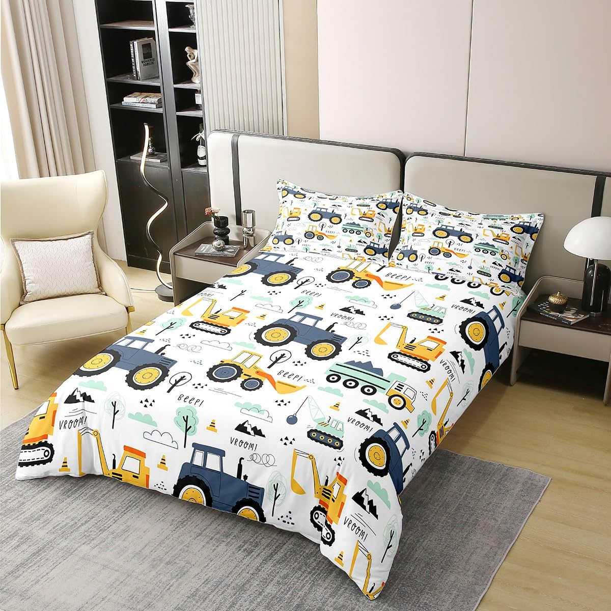 Wildkin Kids 100 Cotton Comforter Set for Boys and Girls, Includes