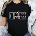 thumbnail image 1 of 100% Cotton Kindness Is Free Sprinkle It Everywhere T-Shirt Women's Motivational Graphic Tee Shirt Cute Positive Message Top, 1 of 5