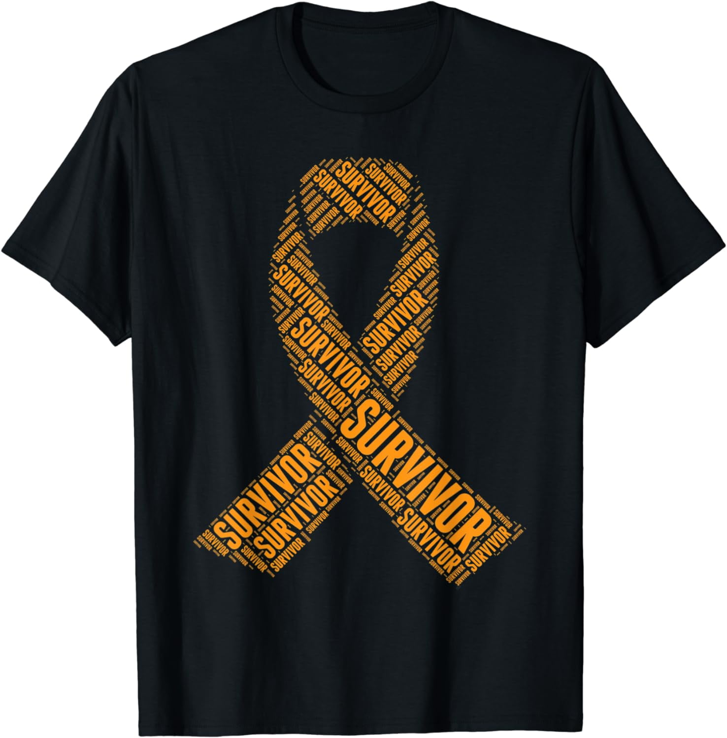 100% Cotton Leukemia Blood Cancer Survivor Word Art T-Shirt - Walmart.com