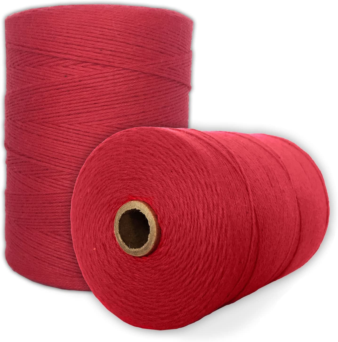 100% Cotton Loom Warp Thread (Brown), 8/4 Warp Yarn (800 Yards), Perfect  for Weaving: Carpet, Tapestry, Rug, Blanket or Pattern - Warping Thread for