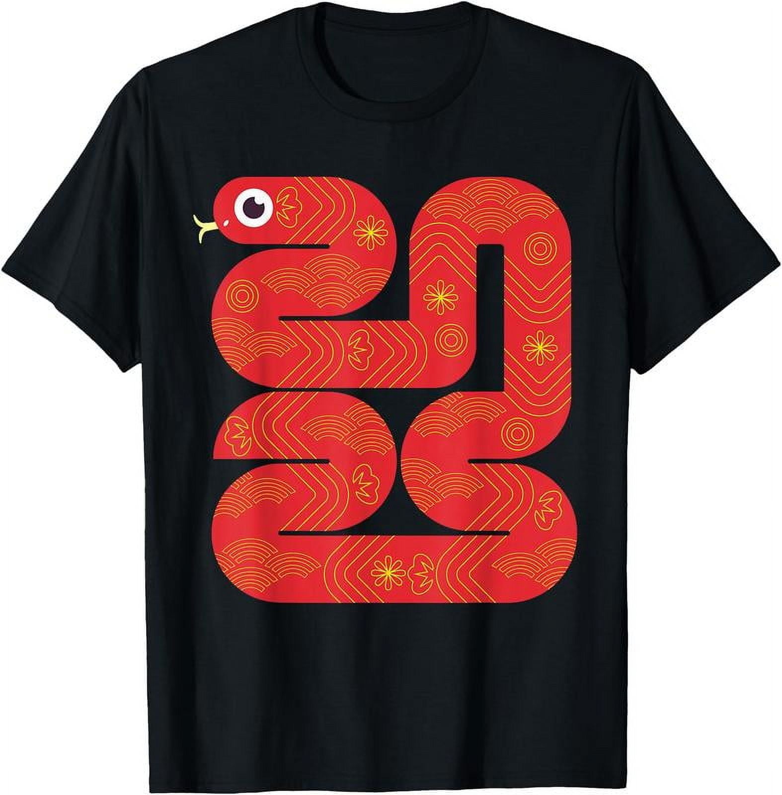100 Cotton Lunar New Year 2025 Year Of The Snake TSh0rt Trend0ng