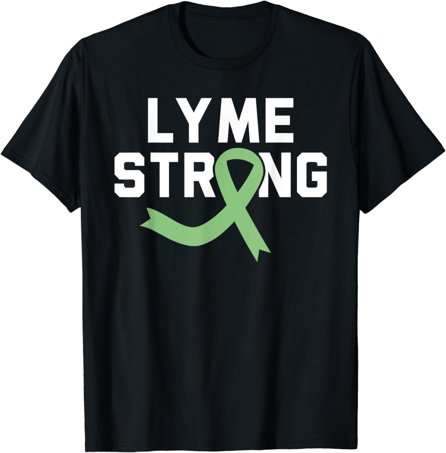 100 Cotton Lyme Strong Lyme Warrior Lyme Disease Awareness TShirt