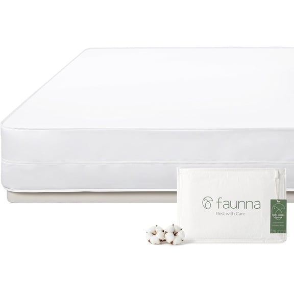 100% Cotton Mattress Protector with Bed Bug and Dust Mite Protection Hypoallergenic Six-Sided Encasement Twin 8 Inch Deep