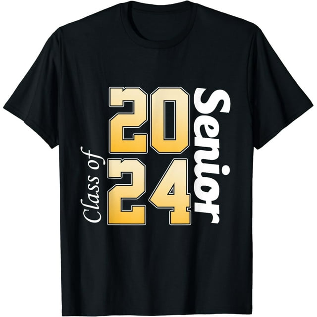 100% Cotton Men Women Kids Senior 2024 Graduation Class of 2024 ...