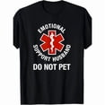 thumbnail image 1 of 100% Cotton Men's Funny "Emotional Support Husband Do Not Pet" Graphic T-Shirt - Regular Fit Short Sleeve Casual Tee, Birthday Gift for Dad Husband Gift for Husb Golf Gift T-Shirt For Men and Women, 1 of 5