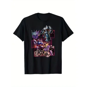 100% Cotton Men's Vibrant Cartoon Character Graphic T-Shirt | Casual Round Neck