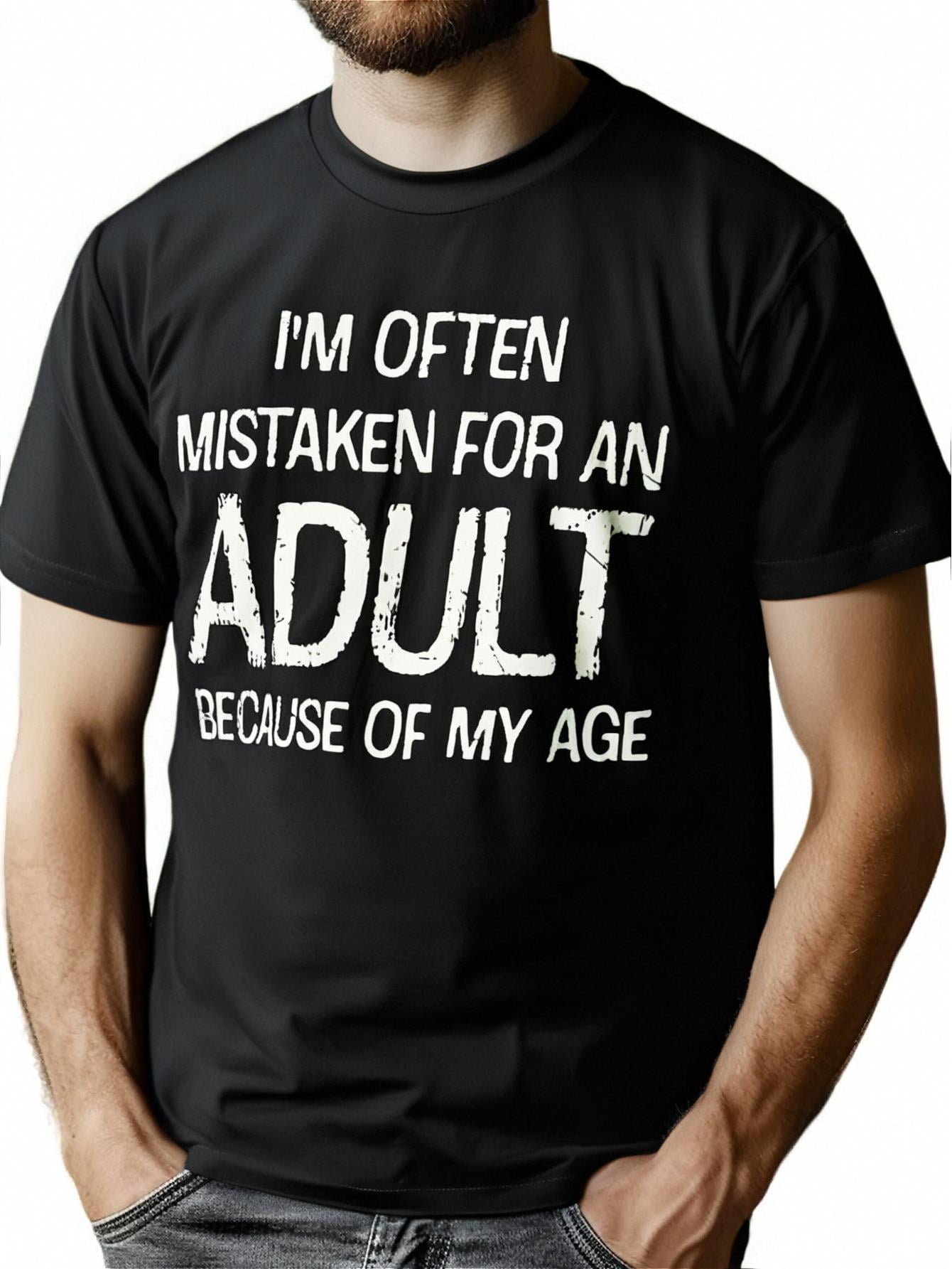 Men's Casual 100% Cotton Funny Just Use It Printed O-Neck T-Shirts main image 0