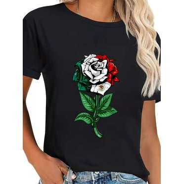 100% Cotton Mexico Flag Mexican T-Shirt