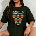 thumbnail image 1 of 100% Cotton Mighty Five National Parks Road Trip 2026 T-Shirt, 1 of 5