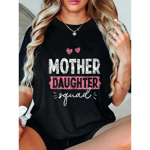 100% Cotton Mother Daughter Matching Mom Mother Daughter Mommy T-Shirt
