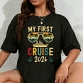 thumbnail image 1 of 100% Cotton My First Cruise 2026 Matching Family Cruise Vacation Trip T-Shirt, 1 of 5
