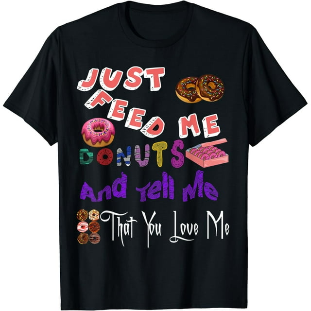 100% Cotton National Donut Doughnut Day Lover Trendy Baker Cake T Shirt ...