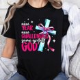 thumbnail image 1 of 100% Cotton New Year New Challenges Same Great God T-Shirt, 1 of 5