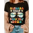 thumbnail image 1 of 100% Cotton Niagara Falls Road Trip 2025 Sunglasses Family Vacation 2025 T-Shirt, 1 of 4
