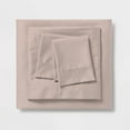 thumbnail image 1 of 100% Cotton Odor-Neutralizing Antimicrobial Sheet Set, King Blush by Wholistic, 1 of 8