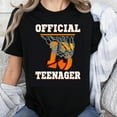 thumbnail image 1 of 100% Cotton Official Teenager 13 Birthday Basketball T-Shirt for Kids and Teens Boys Girls Gift Celebration Party Wear, 1 of 5