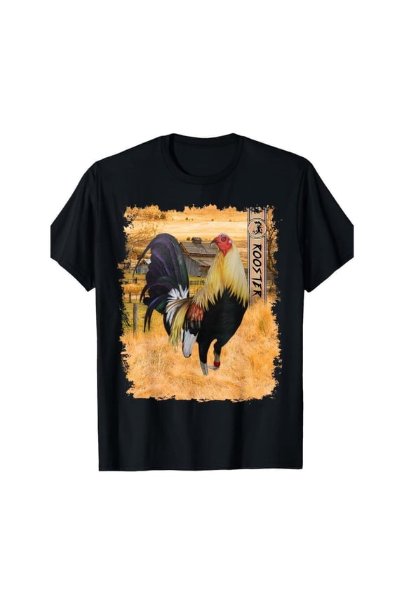 [100% Cotton] One Men'S Casual Cotton T-Shirt, Vintage Rooster Cockfighting Soy Gallero Tee Menswear Top Shirt Shortsleeve Shirt Casual Streetwear Classic Funny Boys Merch Tropical Aesthetic