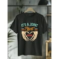 thumbnail image 1 of 100% Cotton Orthopedic Surgeon Ortho Nurse It's A Joint Effort Ortho T-Shirt, 1 of 4