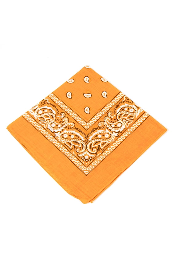 100% Cotton Paisley Unisex Bandanas 22"X22" Scarf Head Neck Bandana Bandannas