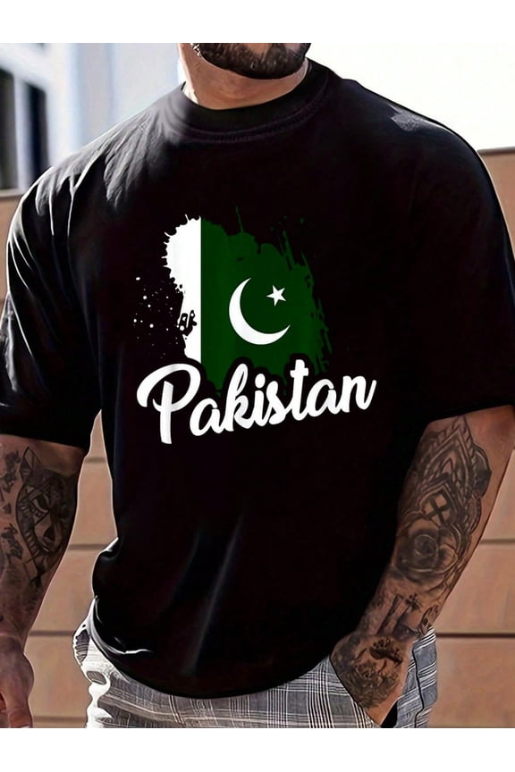100% Cotton Pakistan Flag T Shirt Pakistani Proud Roots Love Team Cute T-Shirt Women's Men's Graphic Tee Causal Tops Fashion Tshirt Short Sleeve T-Shirt