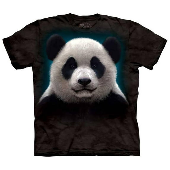 100% Cotton Panda Head Awesome Animal Youth T-Shirt (Small)
