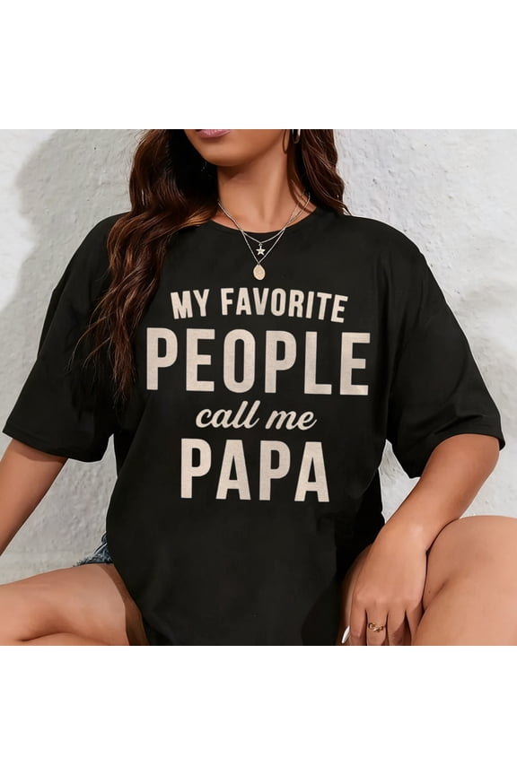 100% Cotton Papa Shirts for Men - Girl Dad Shirt for Fathers Day - Funny Father Day Tshirts