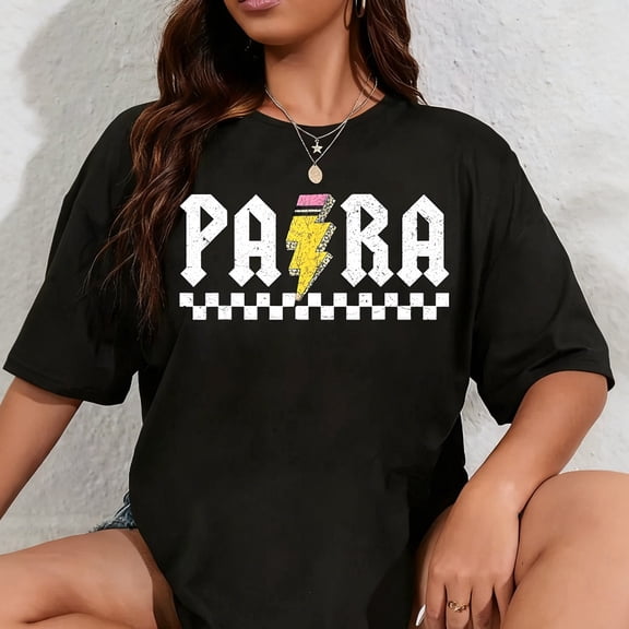 100% Cotton Para Squad Paraprofessional Para Teacher T-Shirt