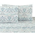 thumbnail image 1 of 100% Cotton Percale 4Pc Catalina Printed Sheet Set - King, 1 of 3