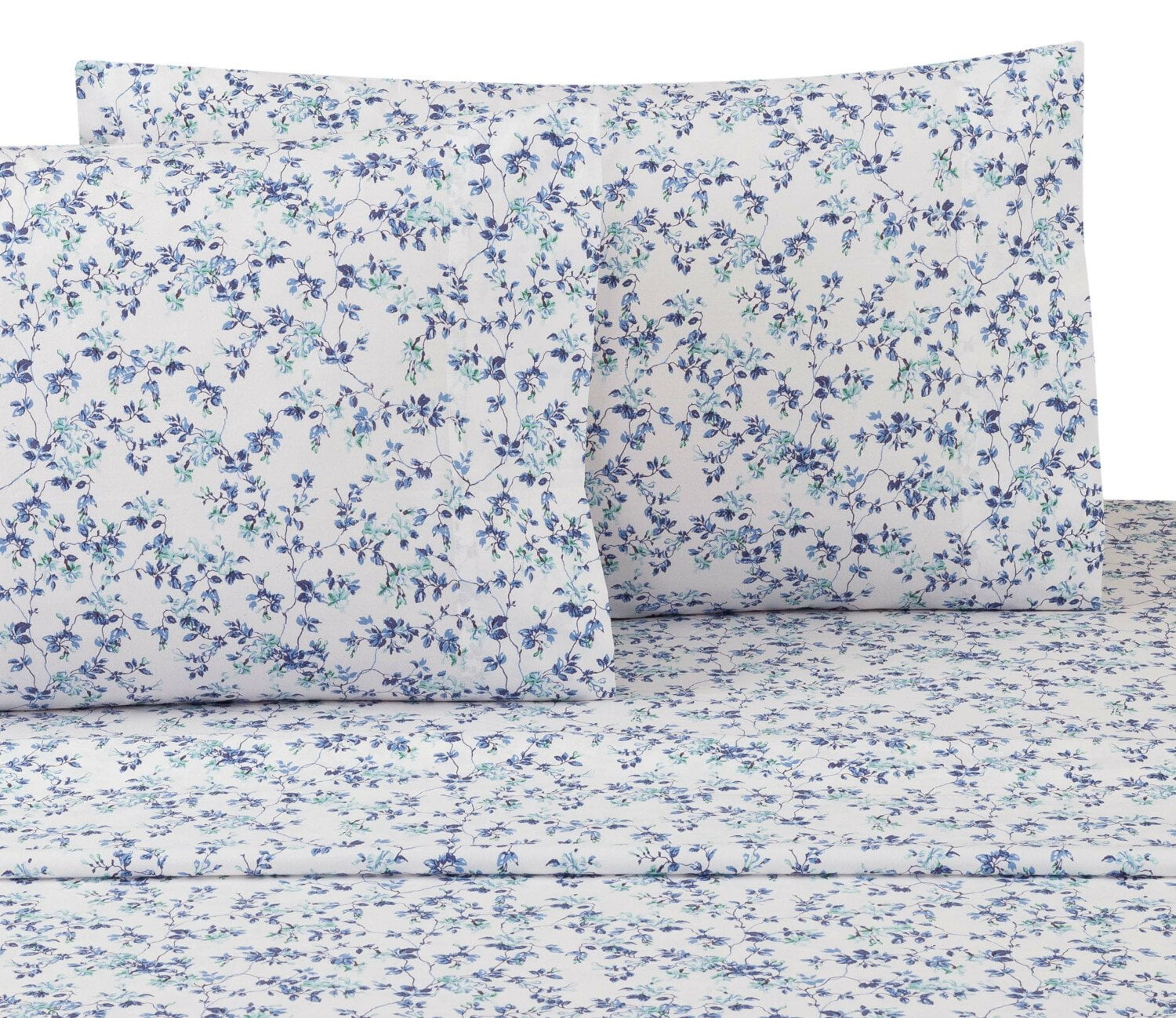 100 Cotton Percale 4Pc Floral Garden Printed Sheet Set Full