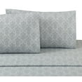 thumbnail image 1 of 100% Cotton Percale 4Pc Modern Damask Printed Sheet Set - Full, 1 of 3