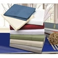thumbnail image 1 of 100% Cotton Percale Matte Finish Sheet Set Ivory / Split King, 1 of 1