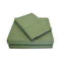 thumbnail image 1 of 100% Cotton Percale Matte Finish Sheet Set Sage / Twin, 1 of 1