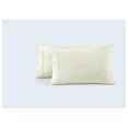 thumbnail image 1 of 100% Cotton Percale Pillowcases, 6 Pack Pillow Cases, Soft & Breathable Pillow Covers, Light Weight Fabric, Smooth Airy Weave, for Her or Him (Ivory Queen/Standard 20"x30",6), 1 of 9