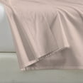 thumbnail image 1 of Color Sense 100% Cotton Percale Single Flat Bedsheet Cool & Crisp King Blush, 1 of 8