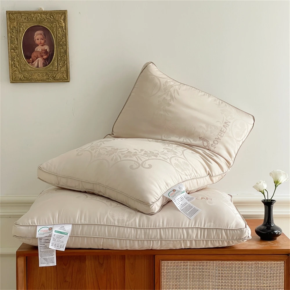 100 Cotton Pillows for Bedroom To Help Sleep Soft Home Decor Cervical